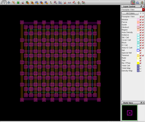 Fig 13. Power Mesh - Stripes added