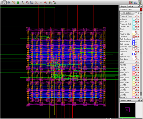 Fig 23. Final routed and optimized design layout.