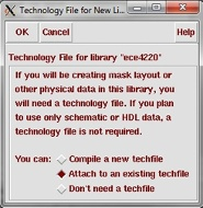 Figure 4. Attach a technology file