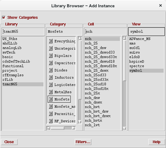 Figure 12. Library browser.