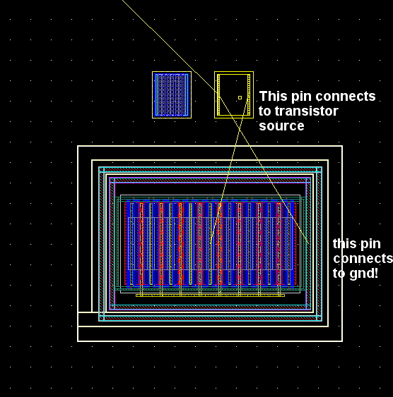 Figure 24. Guiding lines showing component connection with resistor is moved.
